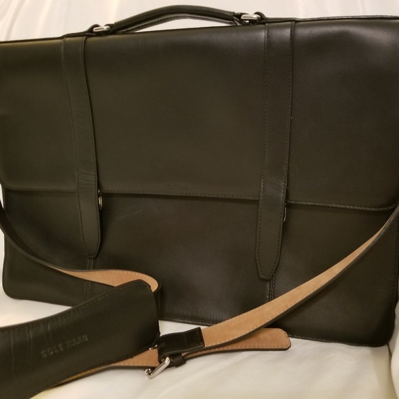 Authentic Cole Haan black leather bag - Picture 1 of 6